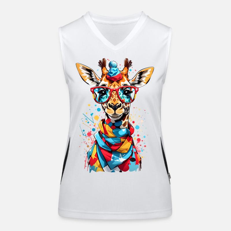 Girafe cool Débardeur respirant contrasté Femme
