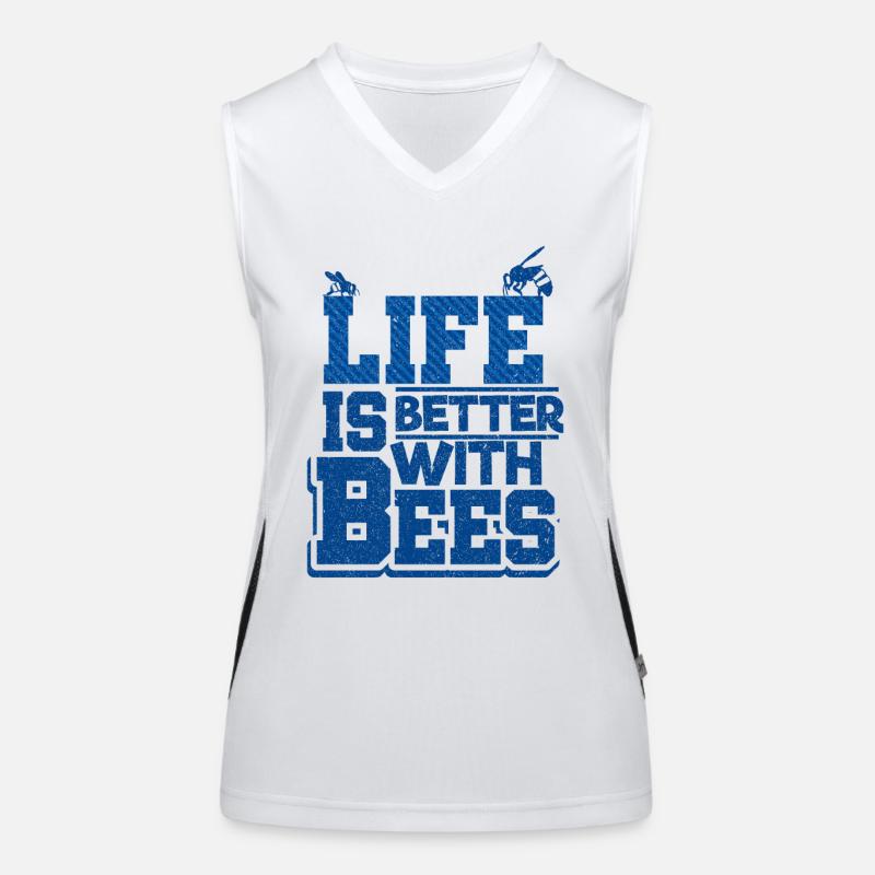 bees Women's Functional Contrast Tank Top