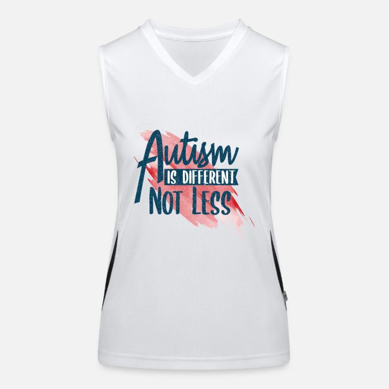 autism Women's Functional Contrast Tank Top