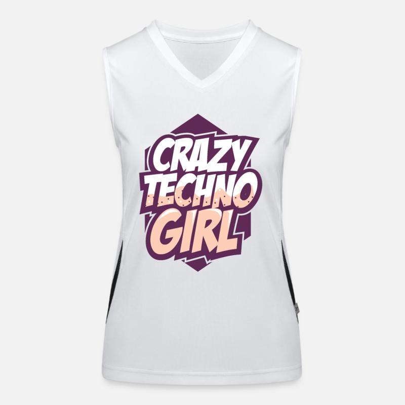 Techno Débardeur respirant contrasté Femme