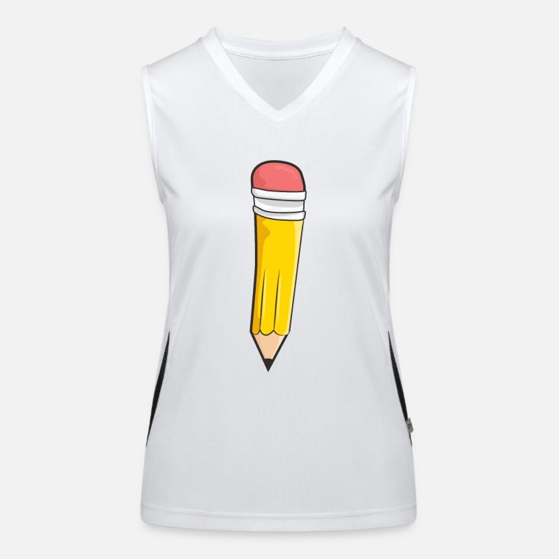 Stift Schule Einschulung Funktionelles Kontrast-Tank Top für Frauen