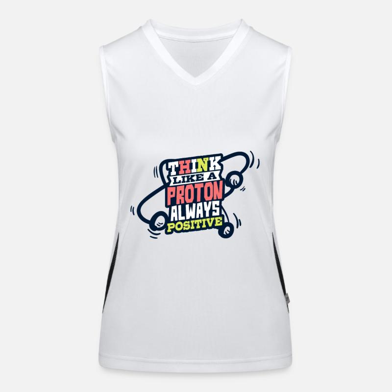 Physics saying physics teacher Women's Functional Contrast Tank Top