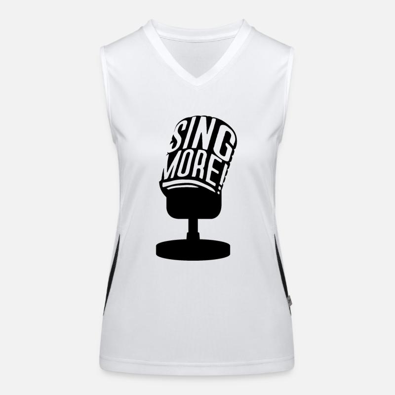 Singer Singing Women's Functional Contrast Tank Top