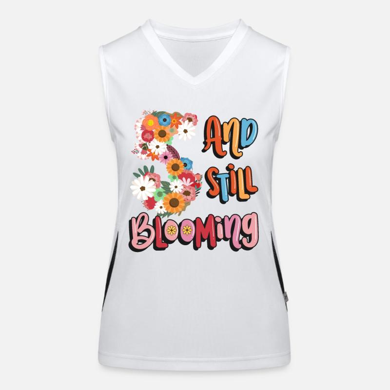 5 Et encore des filles fleuries 5. Débardeur respirant contrasté Femme