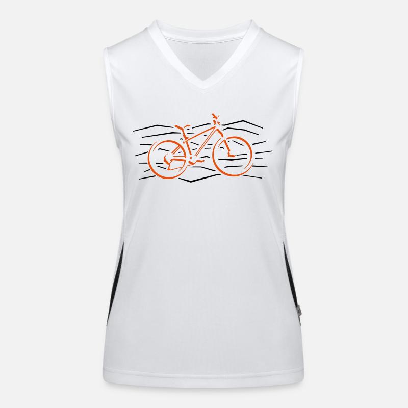 roue Débardeur respirant contrasté Femme