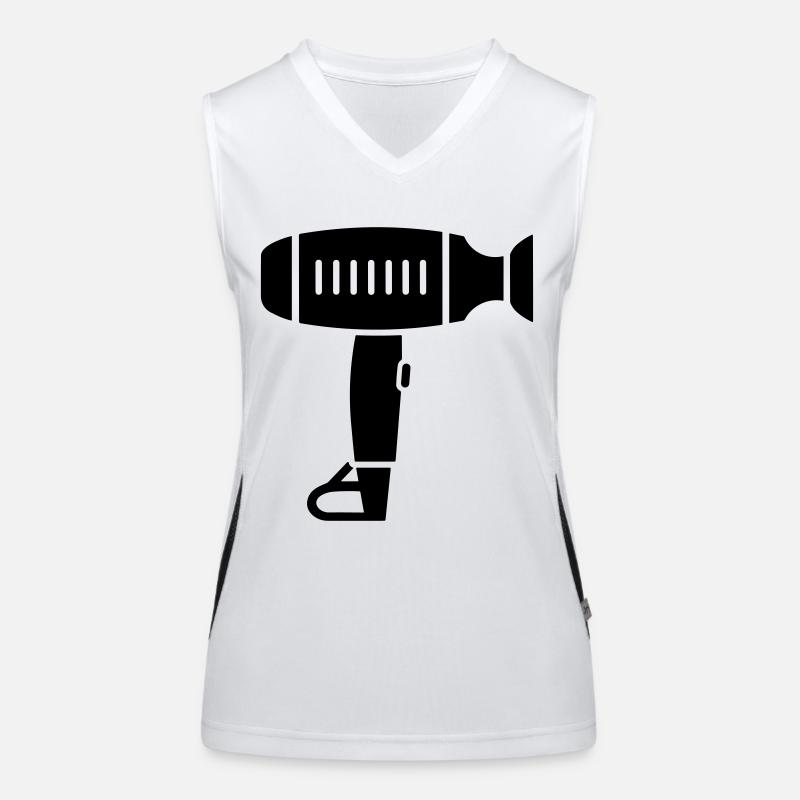 Seche cheveux Débardeur respirant contrasté Femme