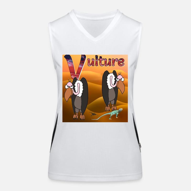 V For Vulture Women's Functional Contrast Tank Top