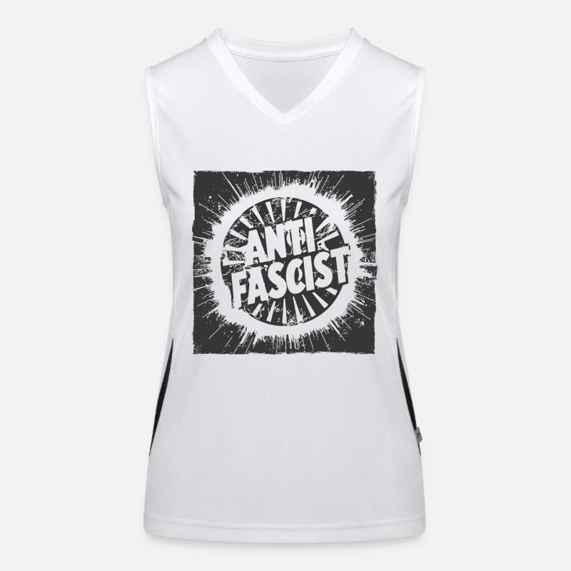 antifascisteCercle antifasciste Débardeur respirant contrasté Femme