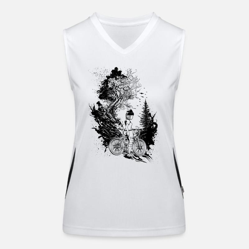 Trail-Ready: The perfect shirt for mountain bikers! Women's Functional Contrast Tank Top