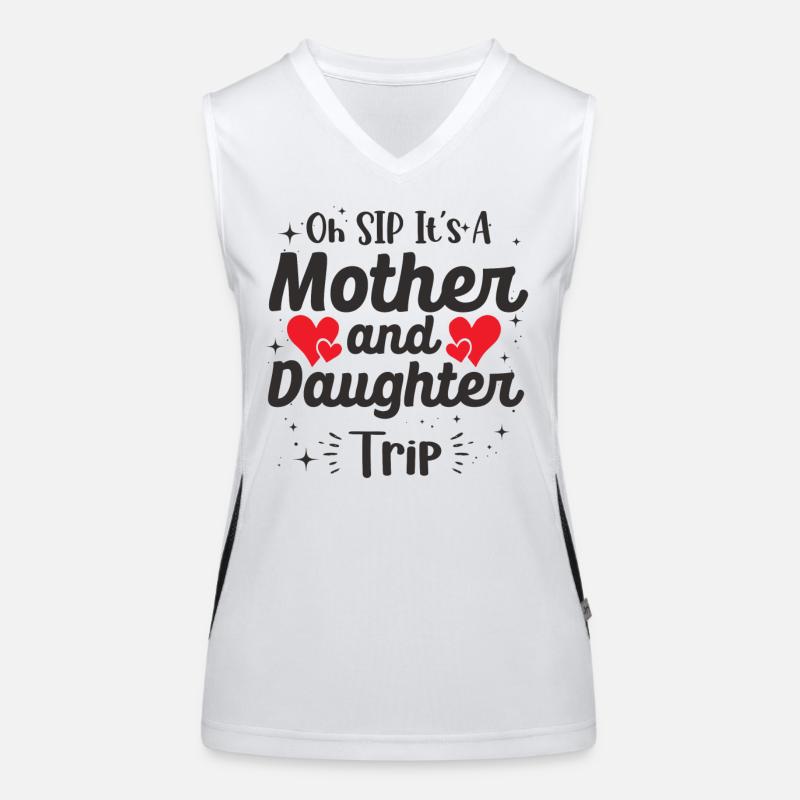 Mutter-tochter-reise 2024 Funktionelles Kontrast-Tank Top für Frauen