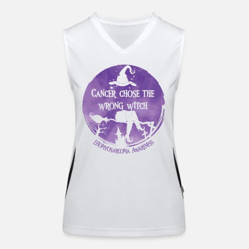Cancer Witch Purple Leiomyosarcoma Women's Functional Contrast Tank Top