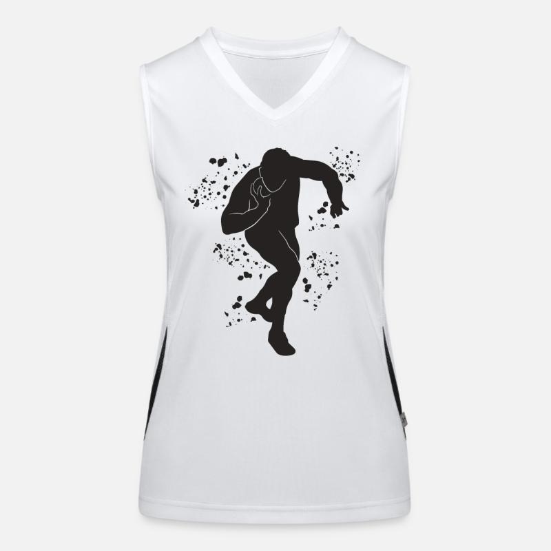 Shot Putter Colorsplash Shot Put Women's Functional Contrast Tank Top