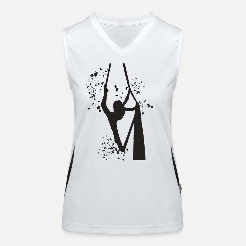 Vertical Cloth Aerial Acrobatics Aerial Silk Women's Functional Contrast Tank Top