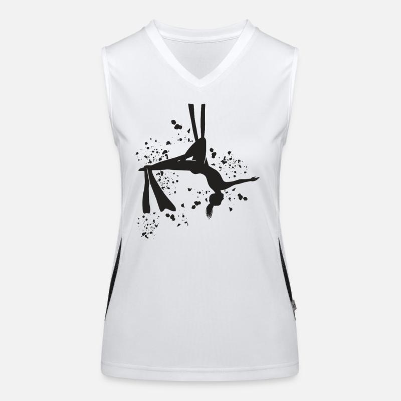 Vertical Cloth Aerial Acrobatics Aerial Silk Women's Functional Contrast Tank Top