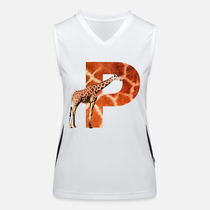 girafe p Débardeur respirant contrasté Femme