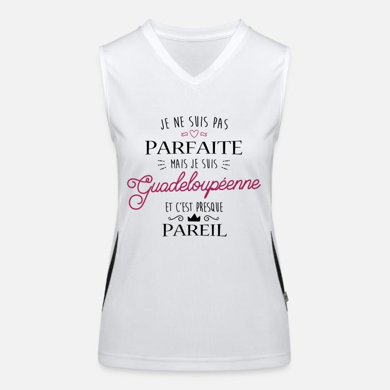 Guadeloupéenne Débardeur respirant contrasté Femme