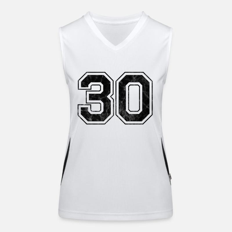 Numéro 30 Débardeur respirant contrasté Femme