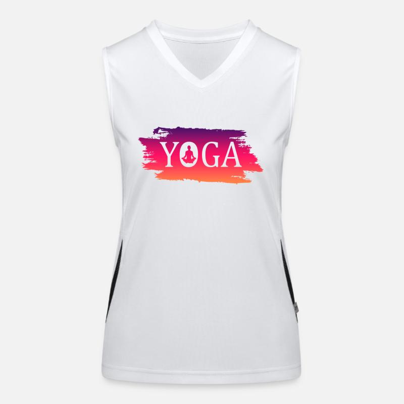 Yoga Funktionelles Kontrast-Tank Top für Frauen