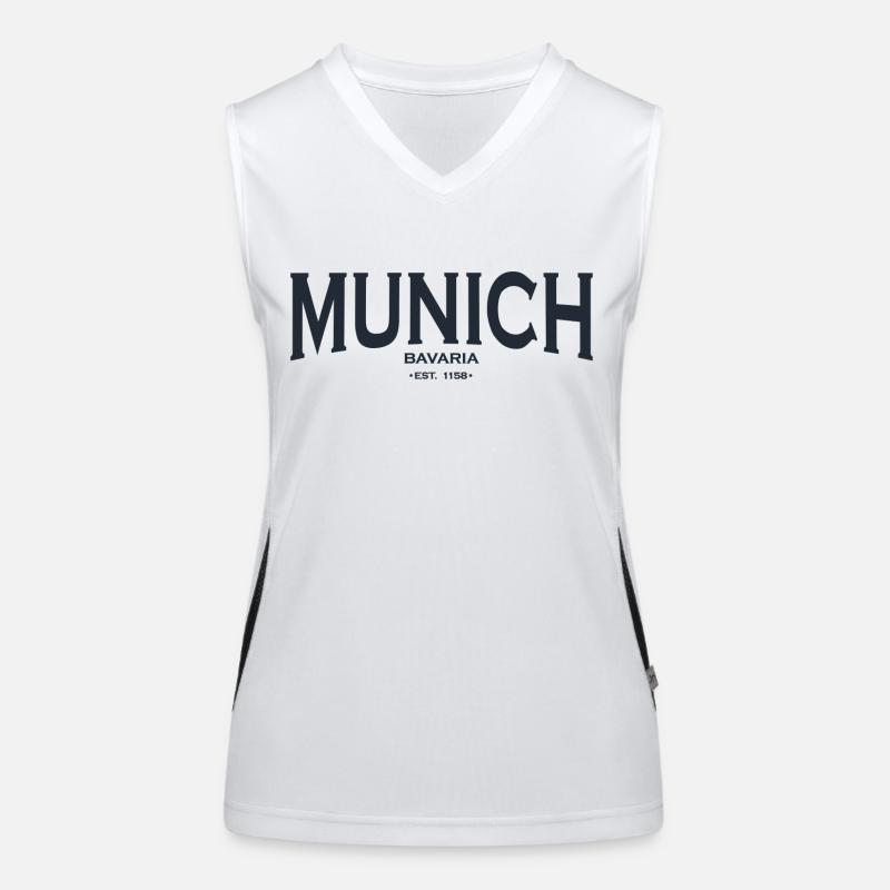 Munich Funktionelles Kontrast-Tank Top für Frauen