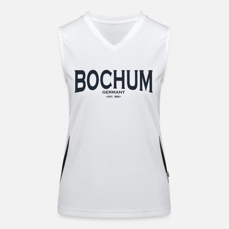 Bochum Funktionelles Kontrast-Tank Top für Frauen