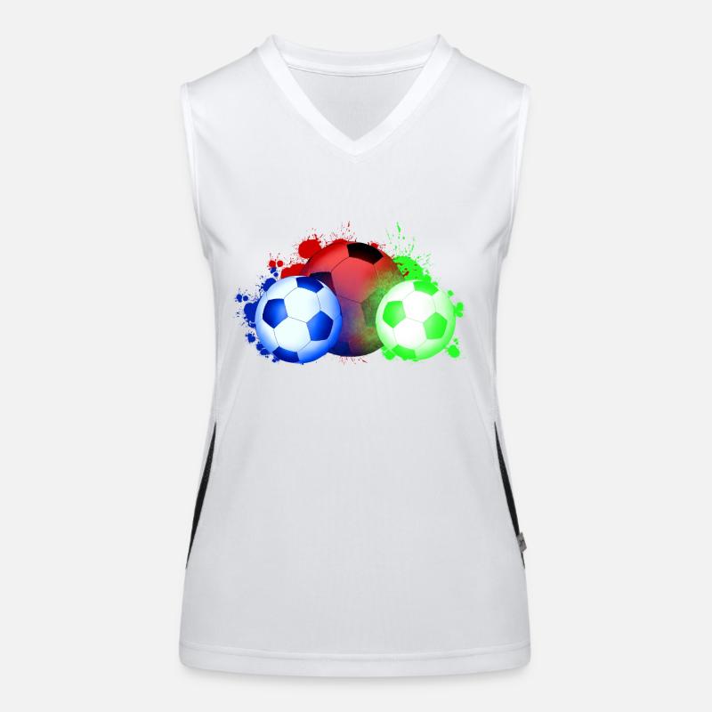 Fußball Funktionelles Kontrast-Tank Top für Frauen