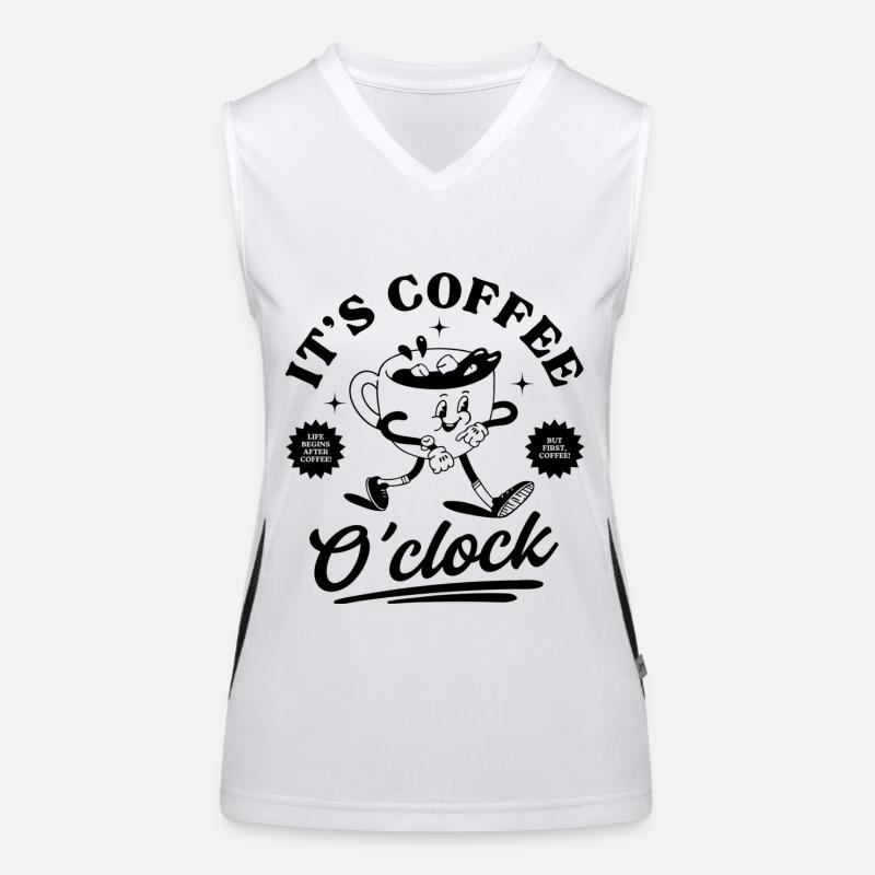 It's Coffee O'clock Women's Functional Contrast Tank Top