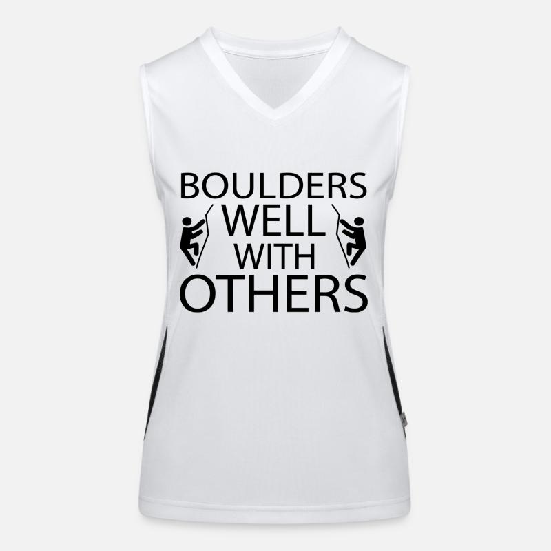 bouldering Funktionelles Kontrast-Tank Top für Frauen