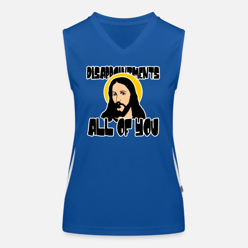 Disappointment all - disappointed Savior Jesus Women's Functional Contrast Tank Top