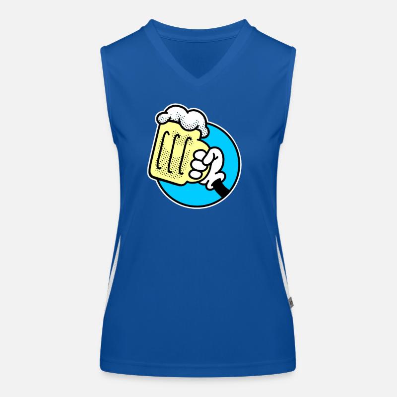 Alcool et bière Cheers Débardeur respirant contrasté Femme