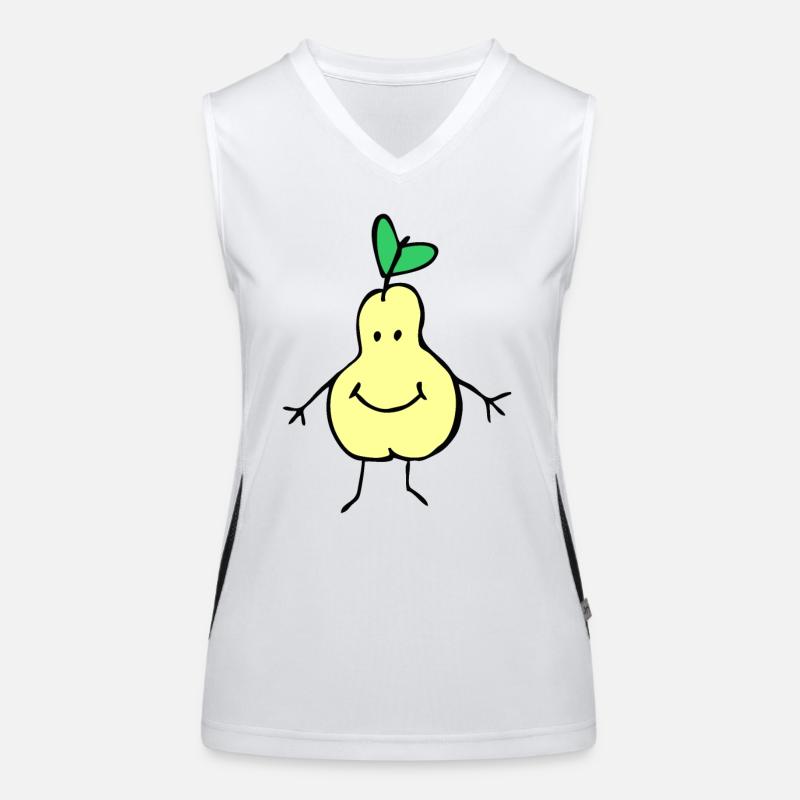 A smiling pear Women's Functional Contrast Tank Top