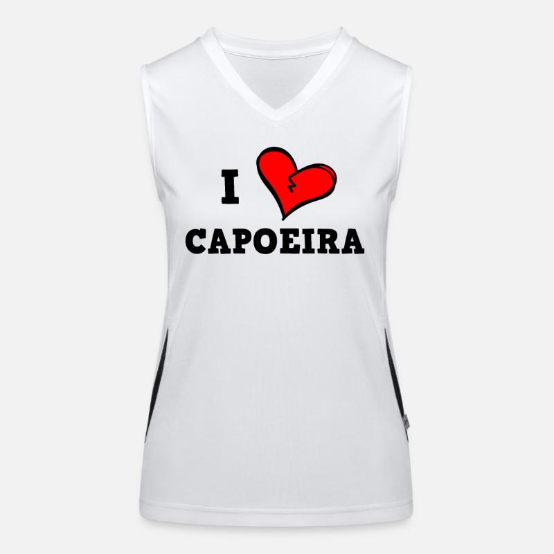 J’adore la Capoeira Débardeur respirant contrasté Femme