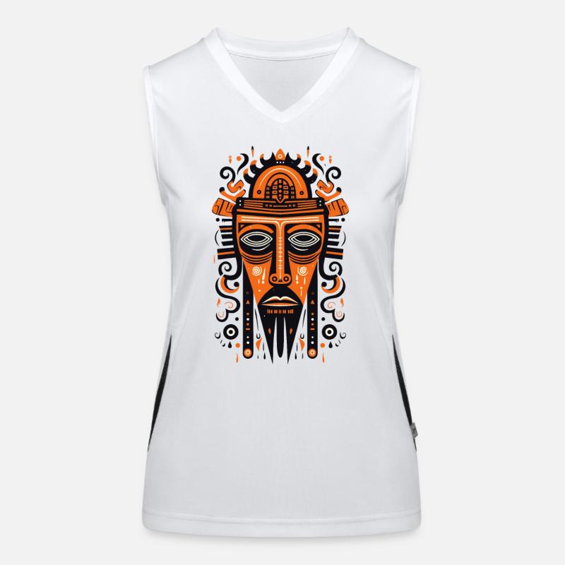 I dream, therefore I am, a mask Women's Functional Contrast Tank Top