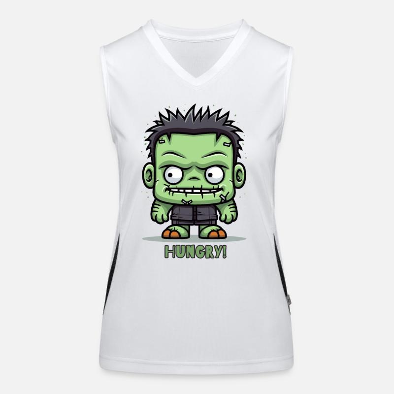Petit zombie affamé Débardeur respirant contrasté Femme