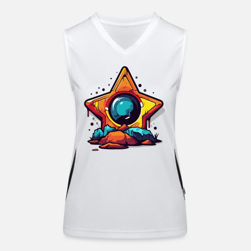 A star on the rocks Women's Functional Contrast Tank Top