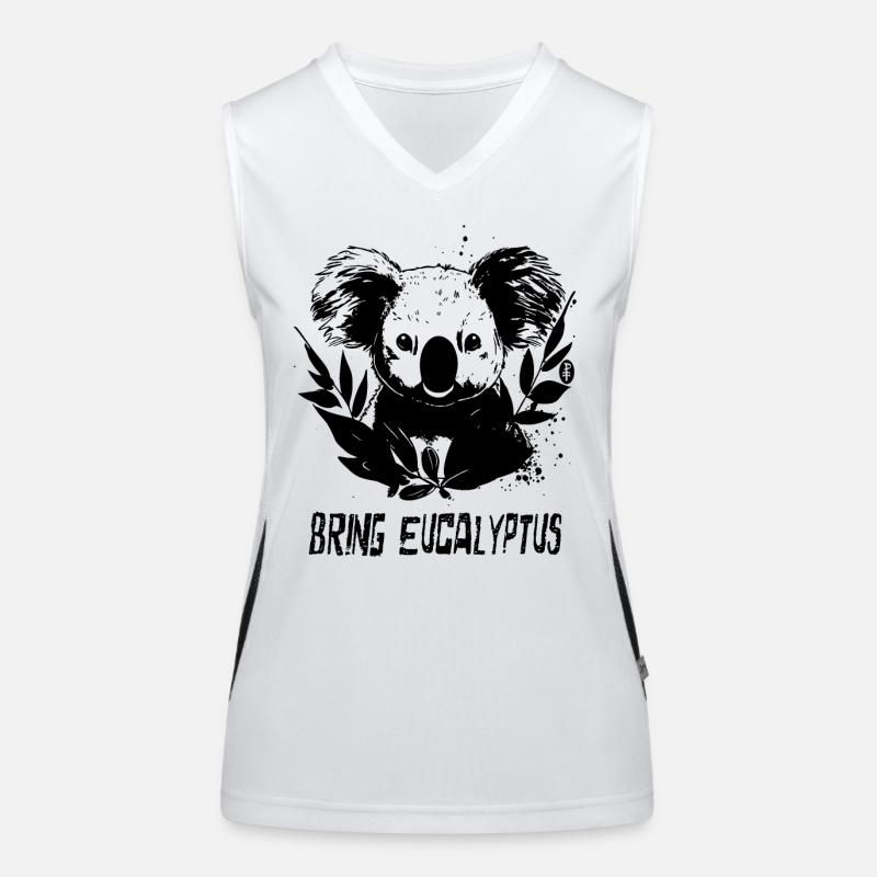 Bring eucalyptus! Koala Women's Functional Contrast Tank Top