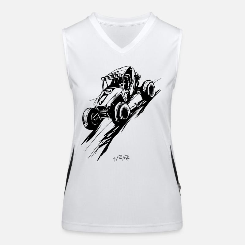 Sand Buggy Rally Women's Functional Contrast Tank Top