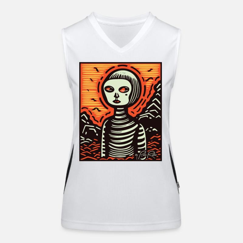 Menschen sind seltsam Funktionelles Kontrast-Tank Top für Frauen