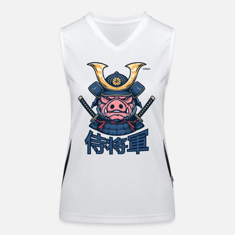 Shogun Cochon samouraï Débardeur respirant contrasté Femme
