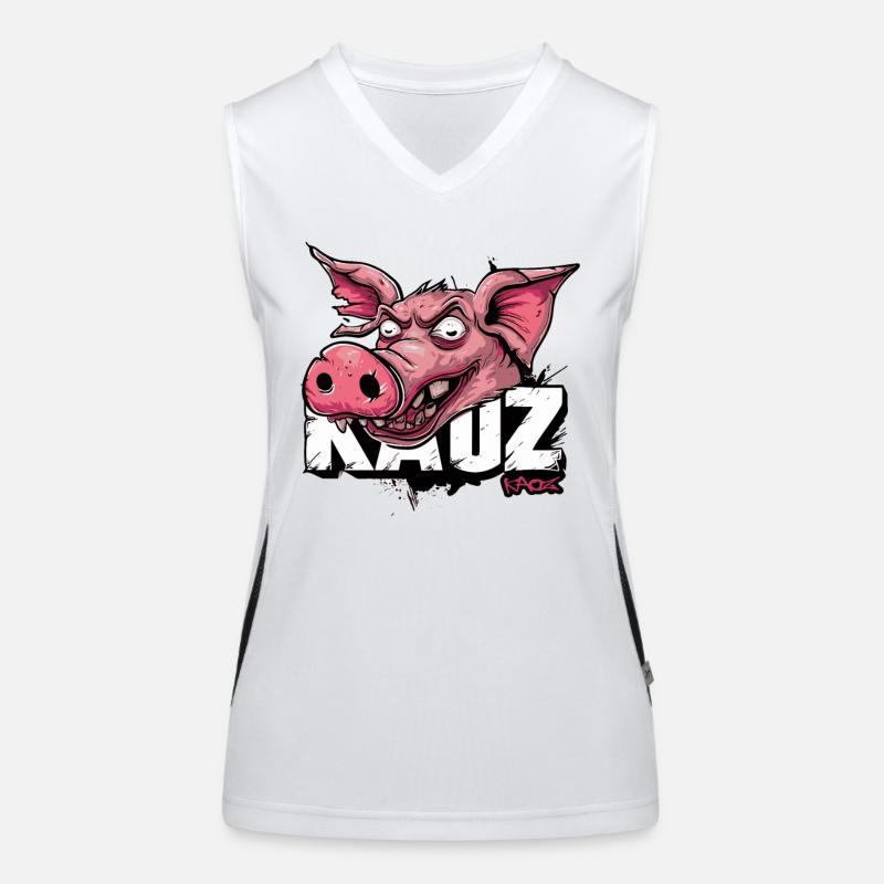Scary Pig Women's Functional Contrast Tank Top