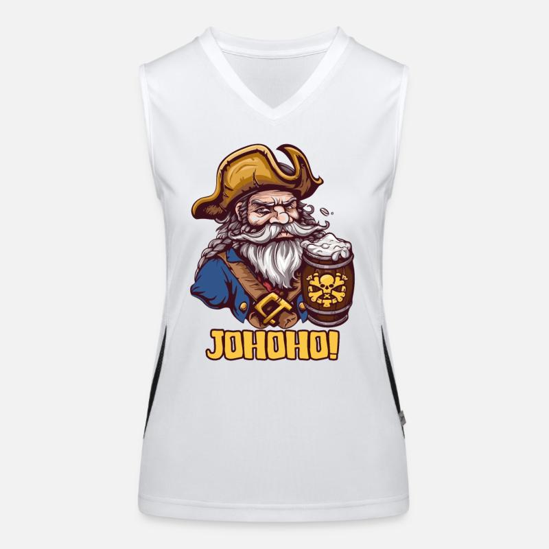 Johoho et un tonneau : Pirate rétro Débardeur respirant contrasté Femme