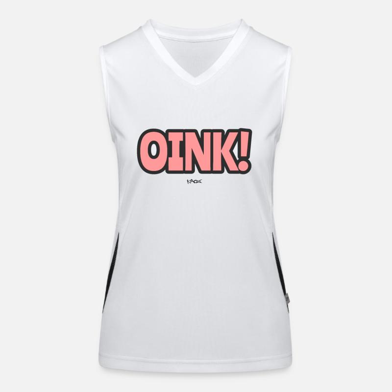 Grunt like a pig Women's Functional Contrast Tank Top