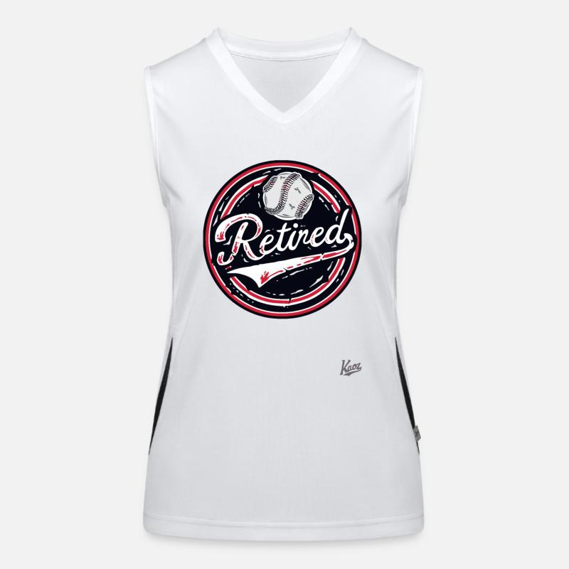 Retraités Débardeur respirant contrasté Femme