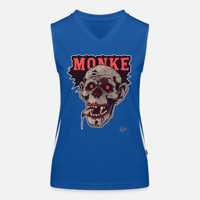 Zombie Monkey Women's Functional Contrast Tank Top