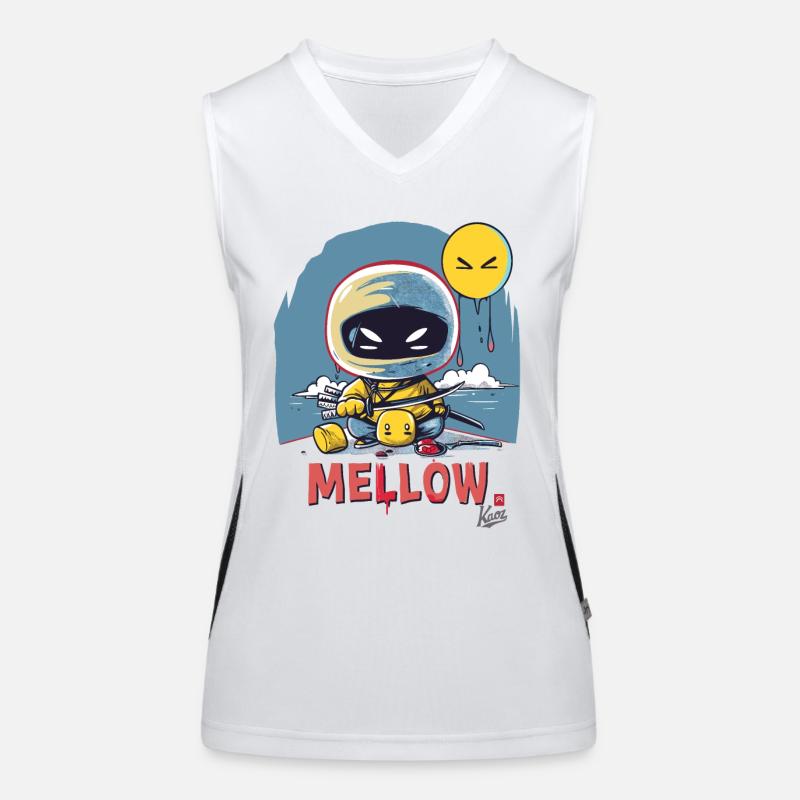 weicher Marshmallow Ninja Funktionelles Kontrast-Tank Top für Frauen