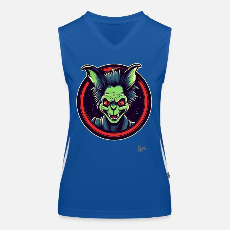 Piccolo folletto sfacciato Top sportivo da donna in contrasto cromatico