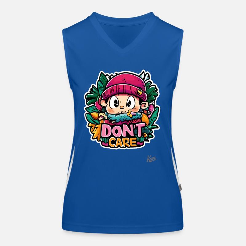 Kleiner Mann, ist mir egal Funktionelles Kontrast-Tank Top für Frauen