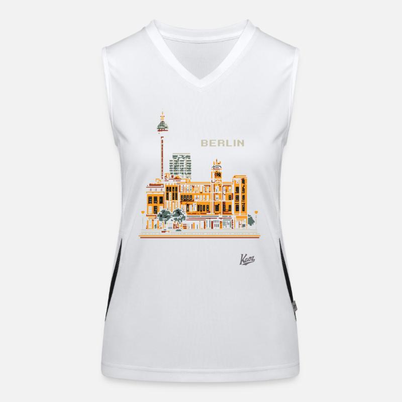 Pixel Berlin Débardeur respirant contrasté Femme