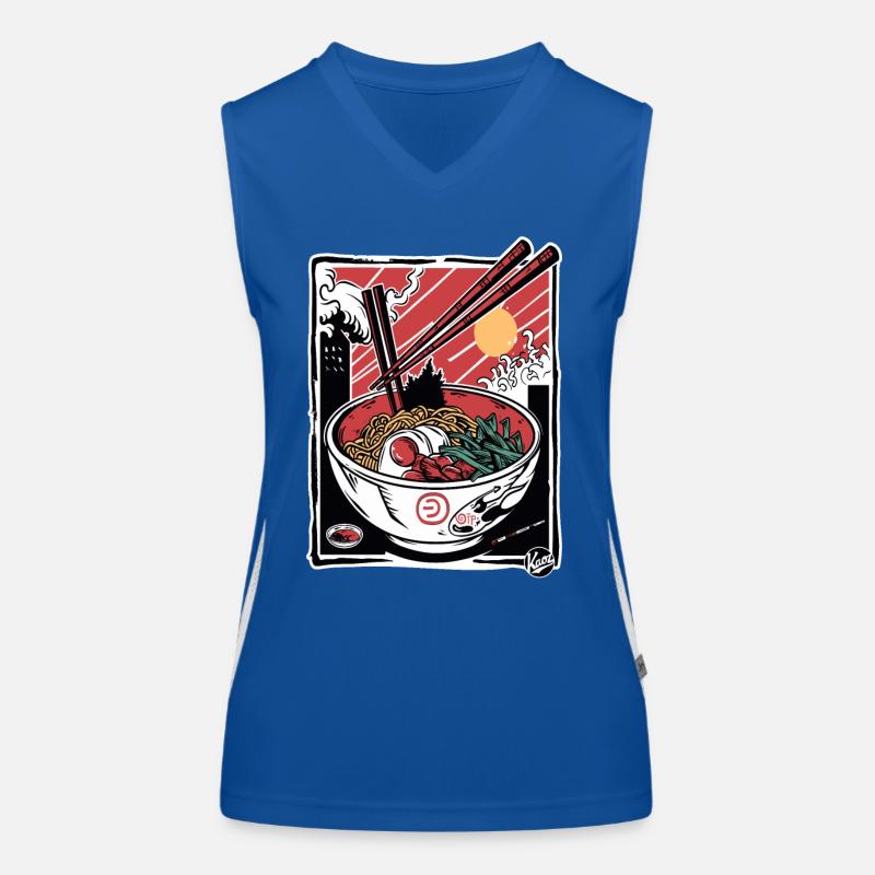 Angriff der Ramen-Stäbchen Funktionelles Kontrast-Tank Top für Frauen