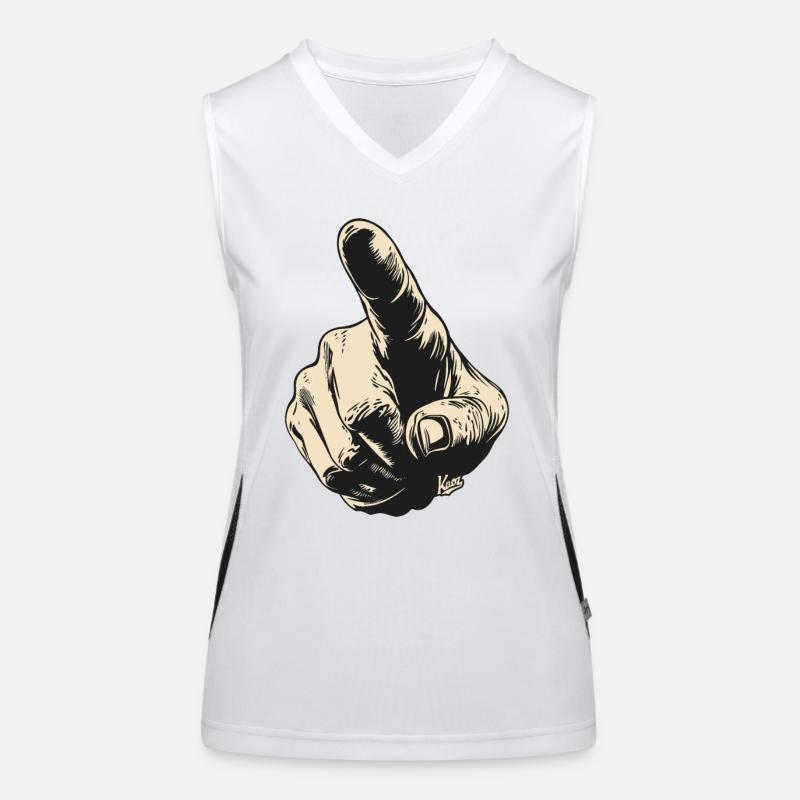 Index Débardeur respirant contrasté Femme