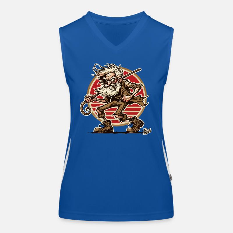 cooler schlechte Laune Opa Funktionelles Kontrast-Tank Top für Frauen